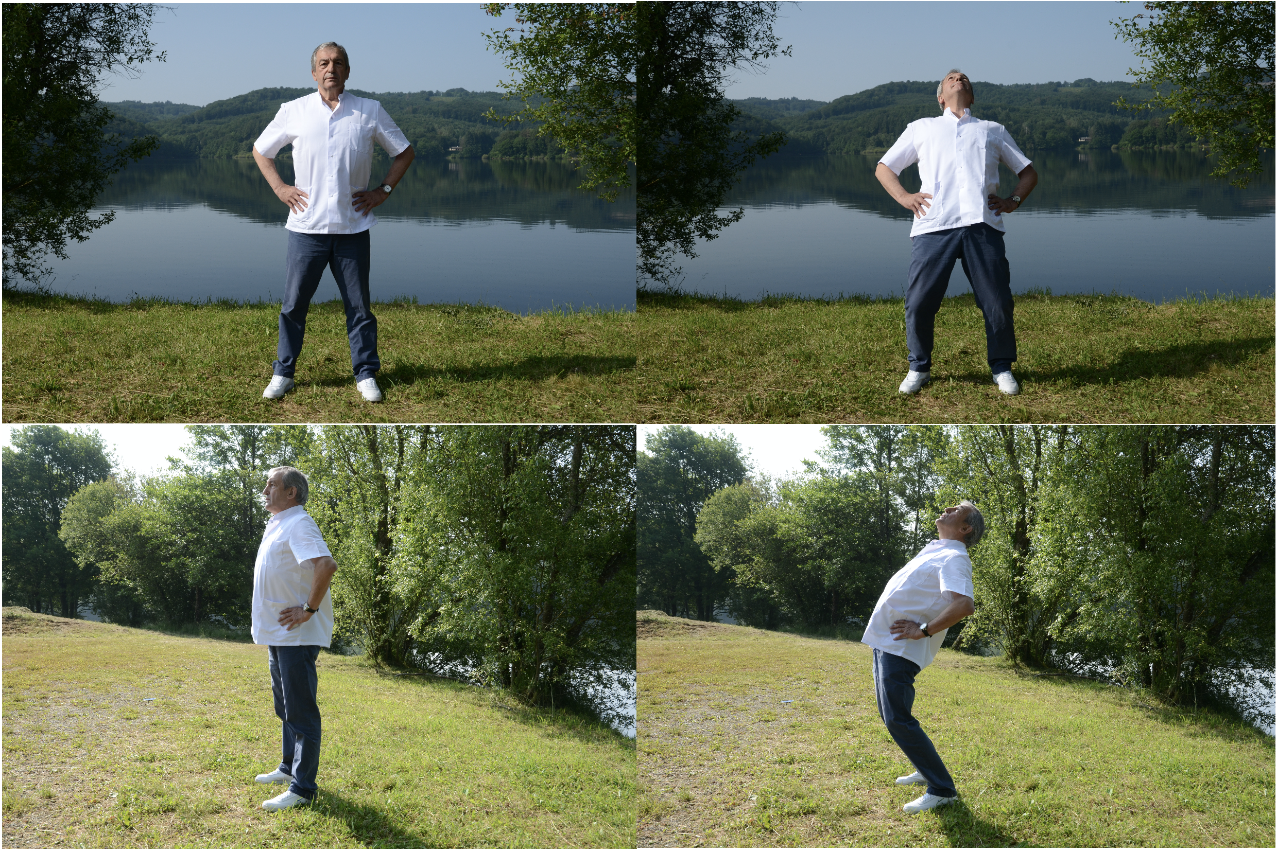 Figure 12 : Étirement en extension du rachis thoracolombaire